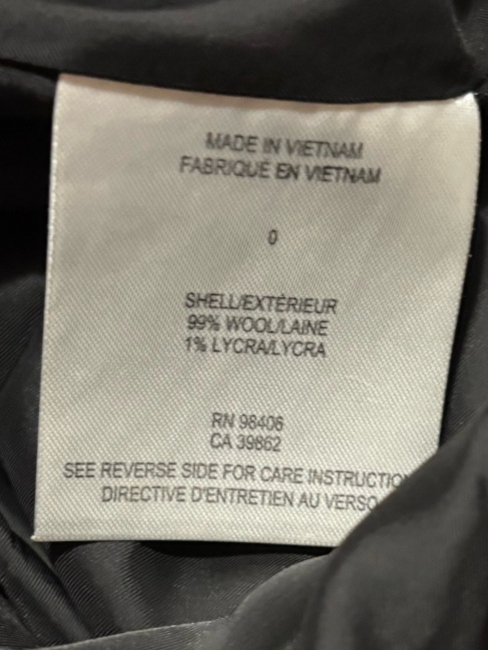 Theory Charcoal A-Line Skirt Long 18.5 inch - Picture 5 of 5